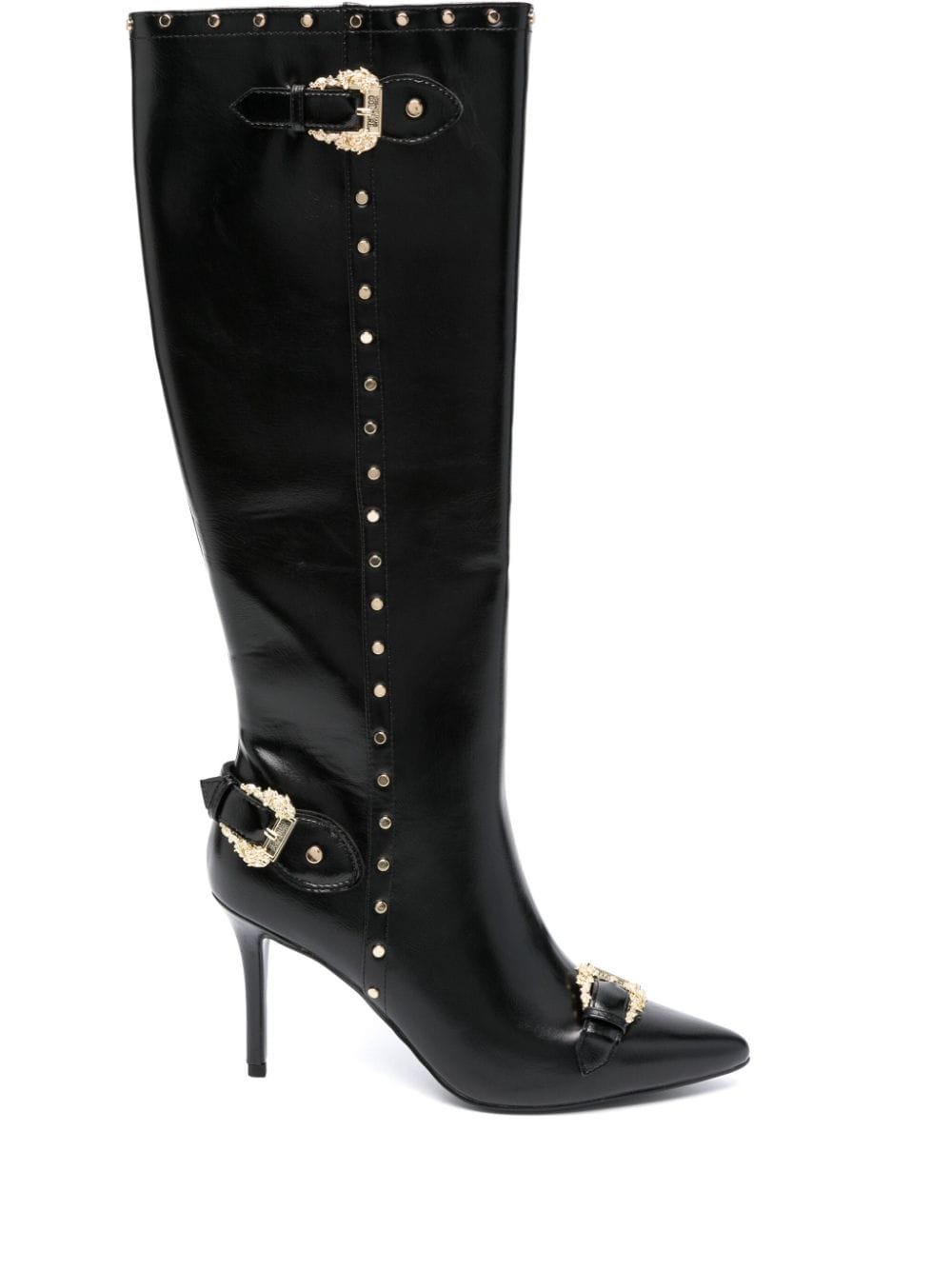 Versace Jeans Couture Stiefel mit Schnalle 100mm - Schwarz von Versace Jeans Couture