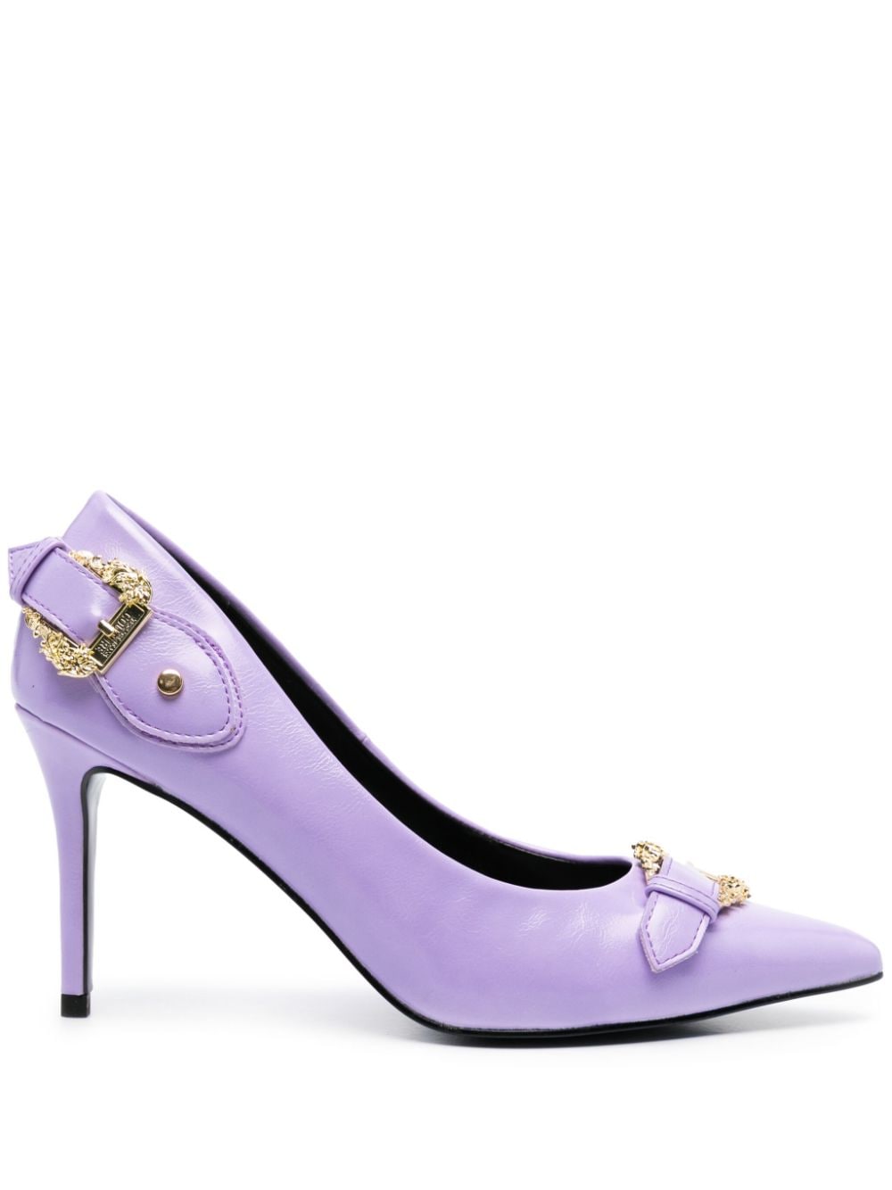 Versace Jeans Couture Stiletto-Pumps mit Schnalle 90mm - Violett von Versace Jeans Couture