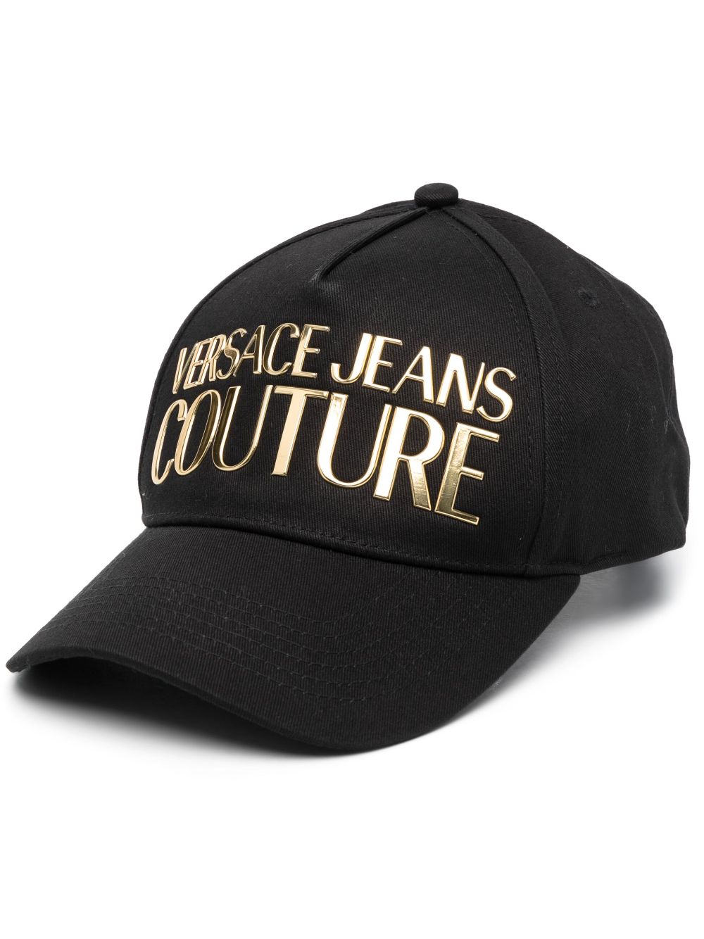 Versace Jeans Couture Baseballkappe mit Logo-Print - Schwarz von Versace Jeans Couture