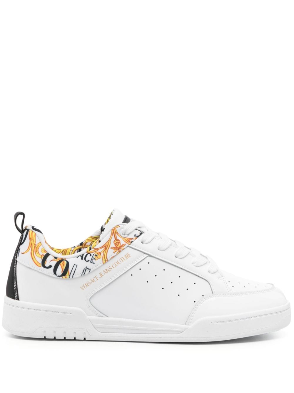 Versace Jeans Couture Brooklyn Sneakers aus Lackleder - Weiß von Versace Jeans Couture