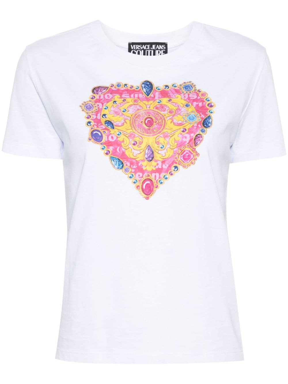 Versace Jeans Couture Heart Couture T-Shirt - Weiß von Versace Jeans Couture