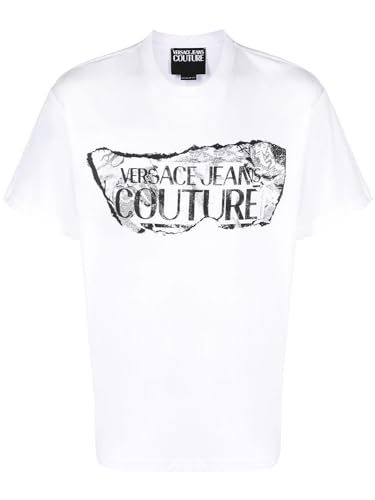 VERSACE JEANS COUTURE Herren T-Shirt White M von VERSACE JEANS COUTURE