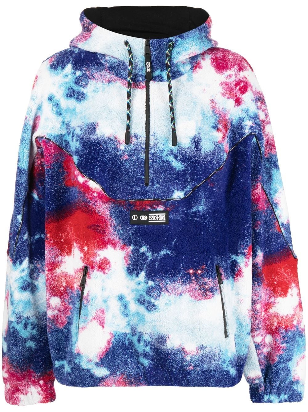 Versace Jeans Couture Hoodie mit Batikmuster - Mehrfarbig von Versace Jeans Couture