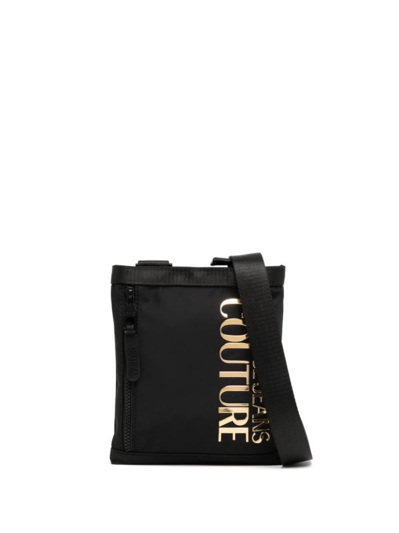 Versace Jeans Couture Kuriertasche mit Logo - Schwarz von Versace Jeans Couture