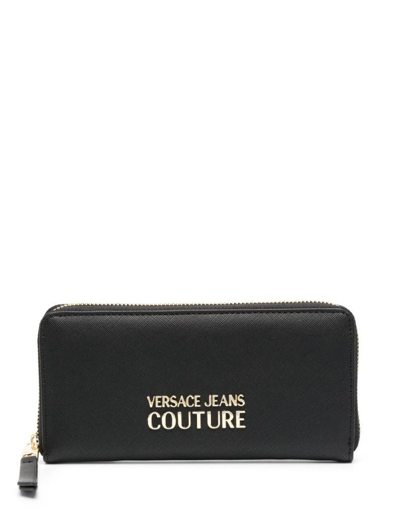Versace Jeans Couture Portemonnaie mit Logo - Schwarz von Versace Jeans Couture