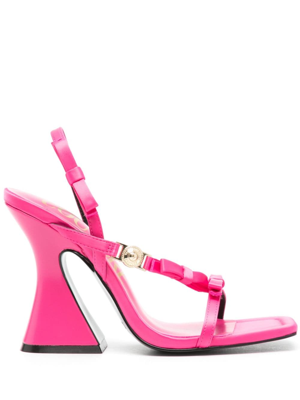 Versace Jeans Couture Sandalen mit Schleife 110mm - Rosa von Versace Jeans Couture