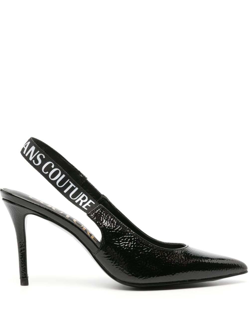 Versace Jeans Couture Scarlett Slingback-Pumps 90mm - Schwarz von Versace Jeans Couture