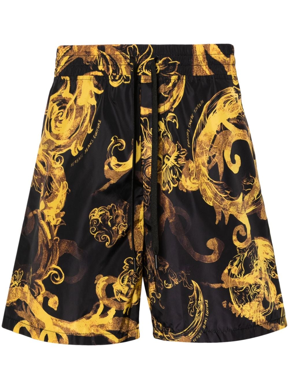 Versace Jeans Couture Shorts mit elastischem Bund - Schwarz von Versace Jeans Couture