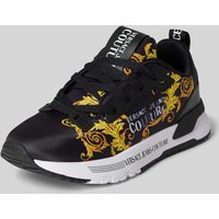 Versace Jeans Couture Sneaker mit Label-Motiv-Print Modell 'FONDO DYNAMIC' in Black, Größe 39 von Versace Jeans Couture