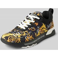 Versace Jeans Couture Sneaker mit Label-Motiv-Print Modell 'FONDO DYNAMIC' in Black, Größe 41 von Versace Jeans Couture