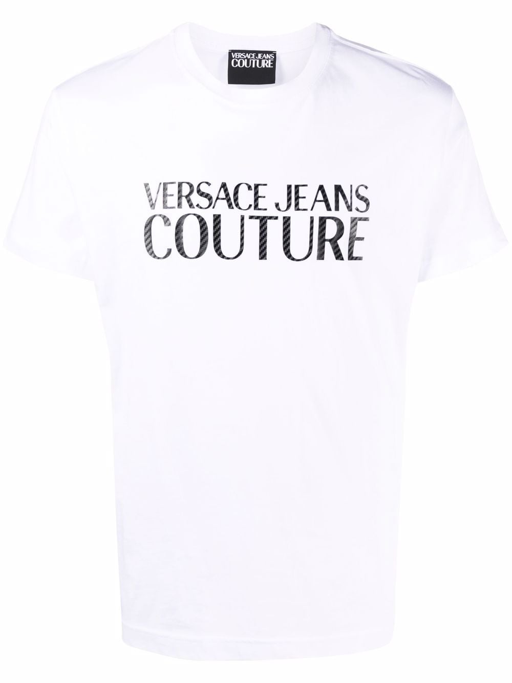 Versace Jeans Couture T-Shirt mit Logo-Print - Weiß von Versace Jeans Couture