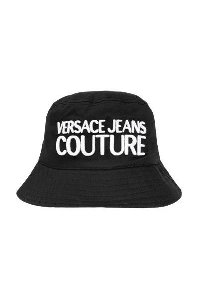 Versace Jeans Couture - Versace Jeans Couture Bucket Hat, Fischerhut, Anglerhut, Schwarz von Versace Jeans Couture
