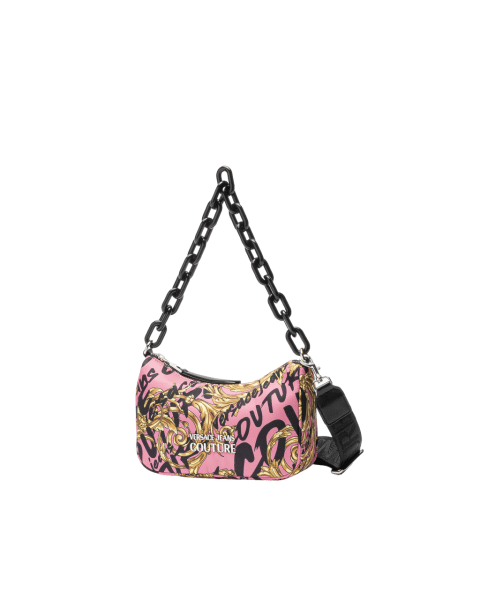 Versace Jeans Couture - Versace Jeans Couture Schultertasche, Umhängetasche, Hobo Bag Nylon, Schwarz-... von Versace Jeans Couture