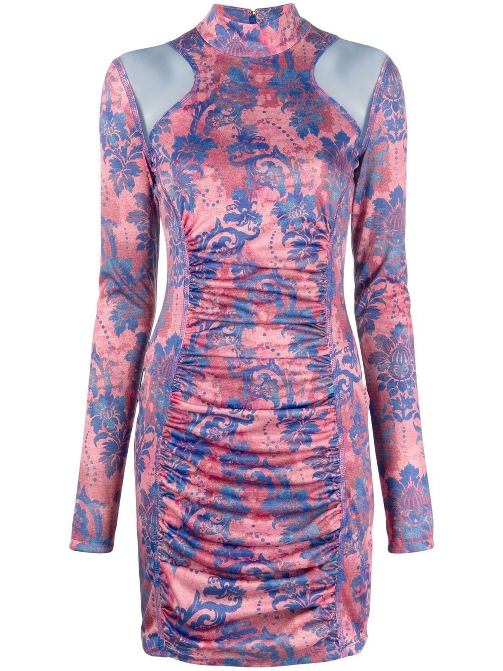 Versace Jeans Couture Minikleid mit Paisley-Print - Rosa von Versace Jeans Couture