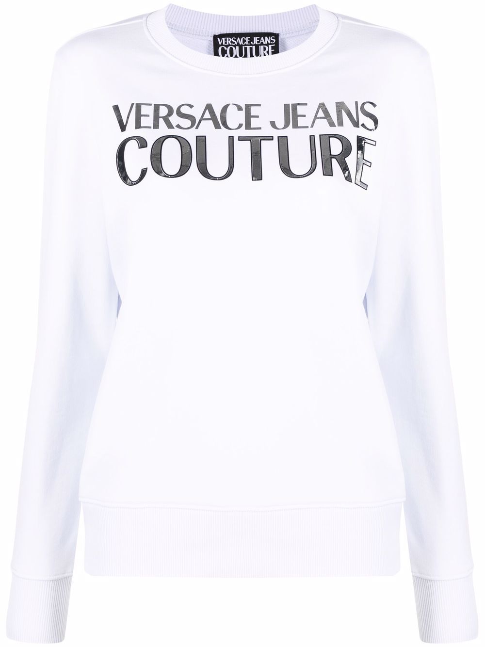 Versace Jeans Couture Sweatshirt mit Rundhalsausschnitt - Weiß von Versace Jeans Couture