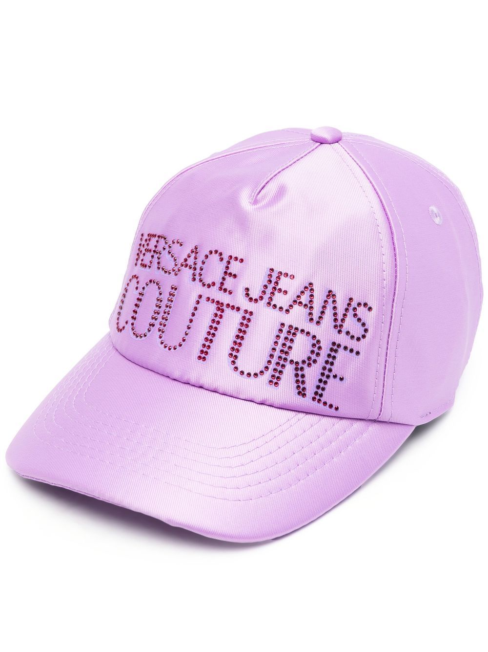 Versace Jeans Couture Baseballkappe mit Logo-Stickerei - Violett von Versace Jeans Couture