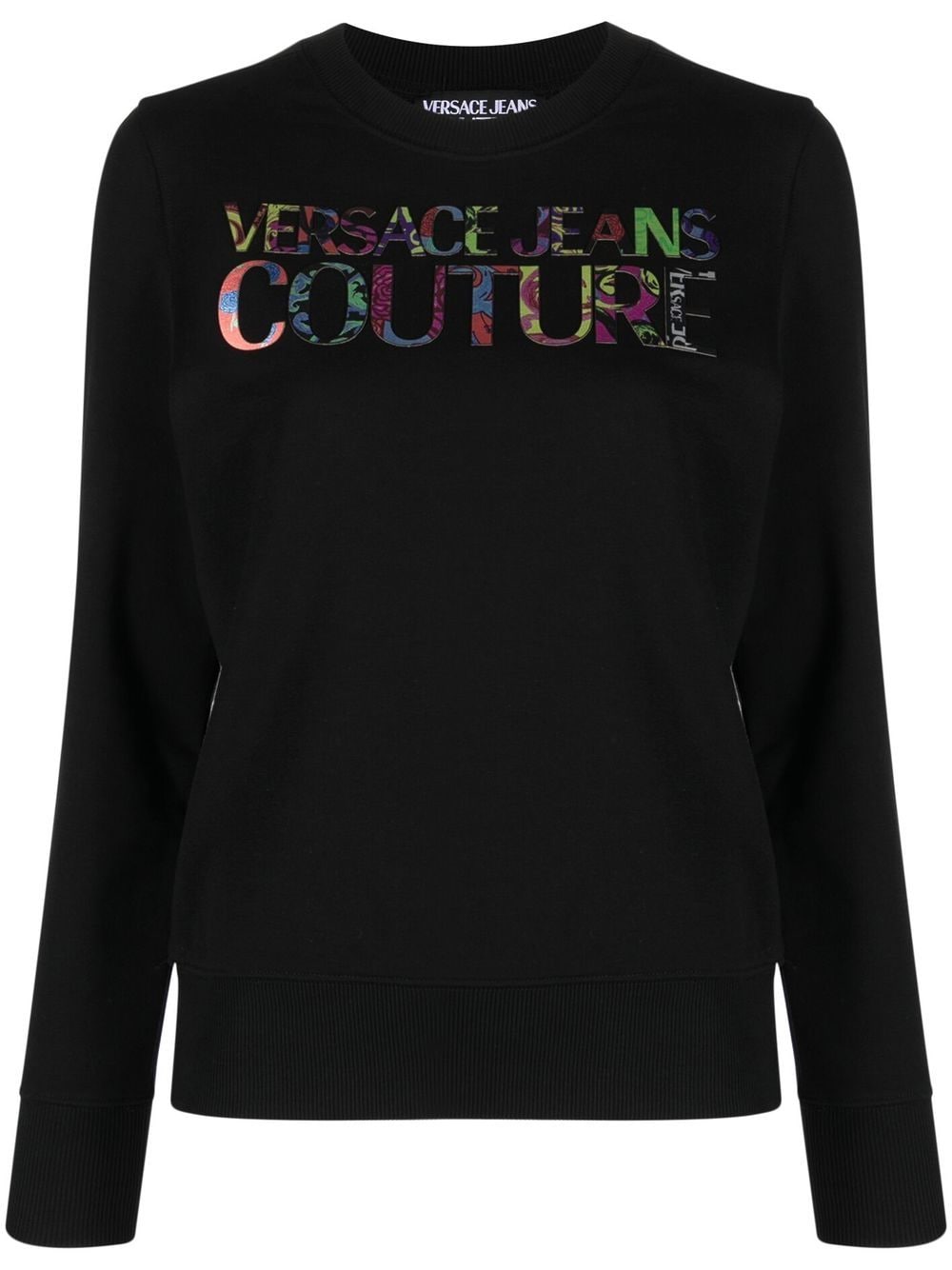 Versace Jeans Couture Sweatshirt mit Rundhalsausschnitt - Schwarz von Versace Jeans Couture