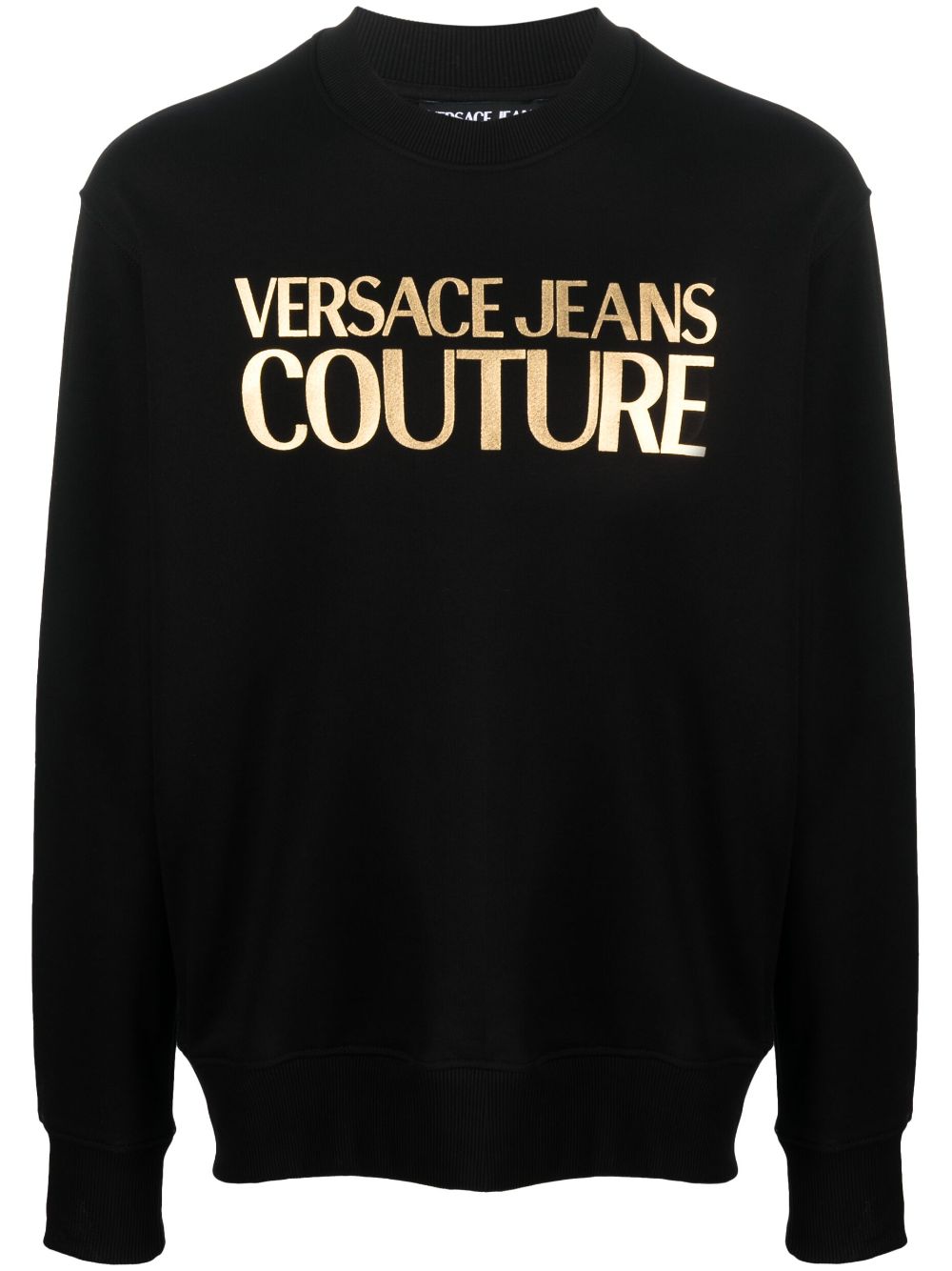 Versace Jeans Couture Sweatshirt mit Logo-Print - Schwarz von Versace Jeans Couture