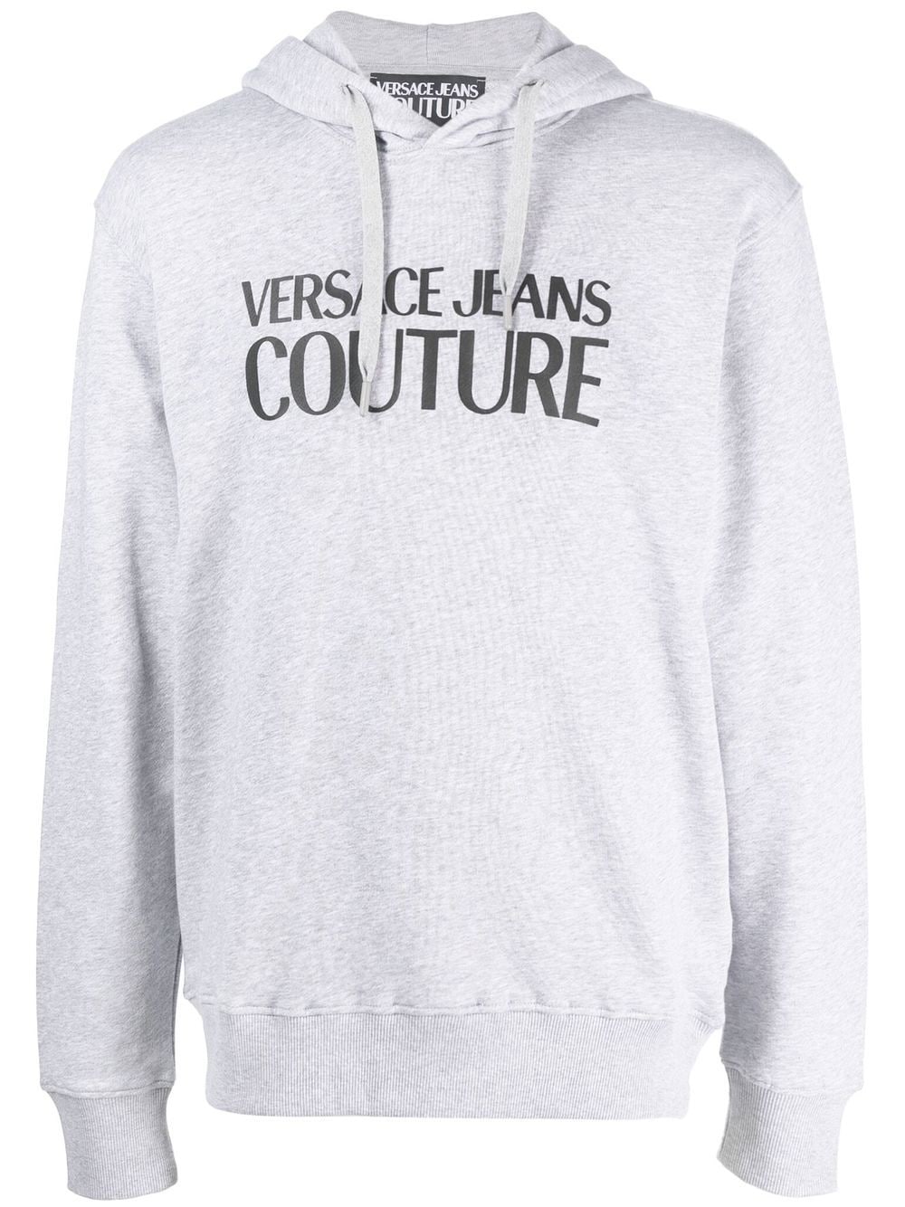 Versace Jeans Couture Hoodie mit Logo-Print - Grau von Versace Jeans Couture