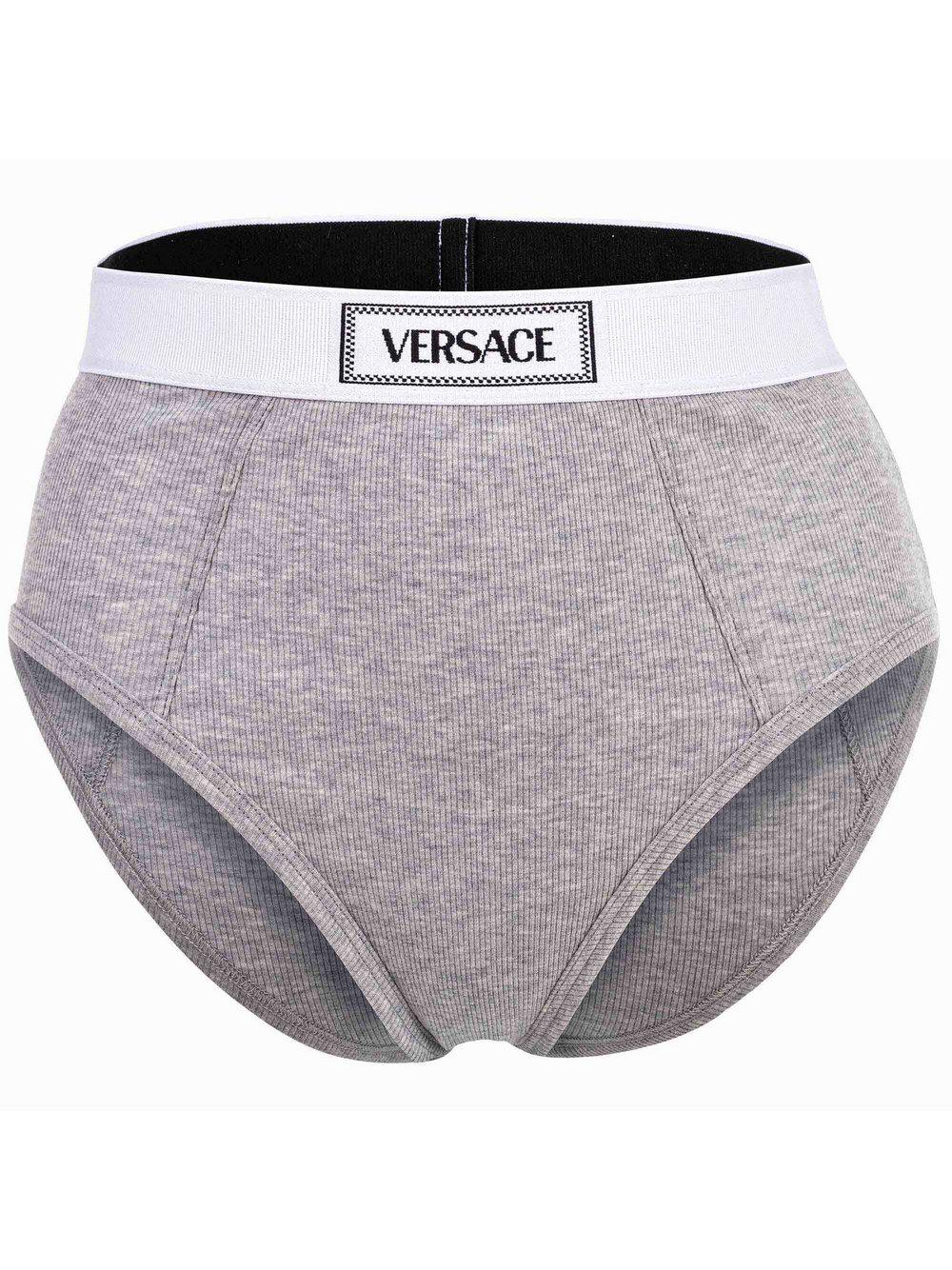 Versace Jeans Slip 1er Pack Damen Baumwolle, grau von Versace Jeans