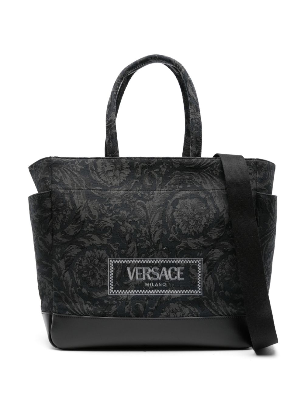 Versace Kids Barocco Athena Baby Wickeltasche - Schwarz von Versace Kids