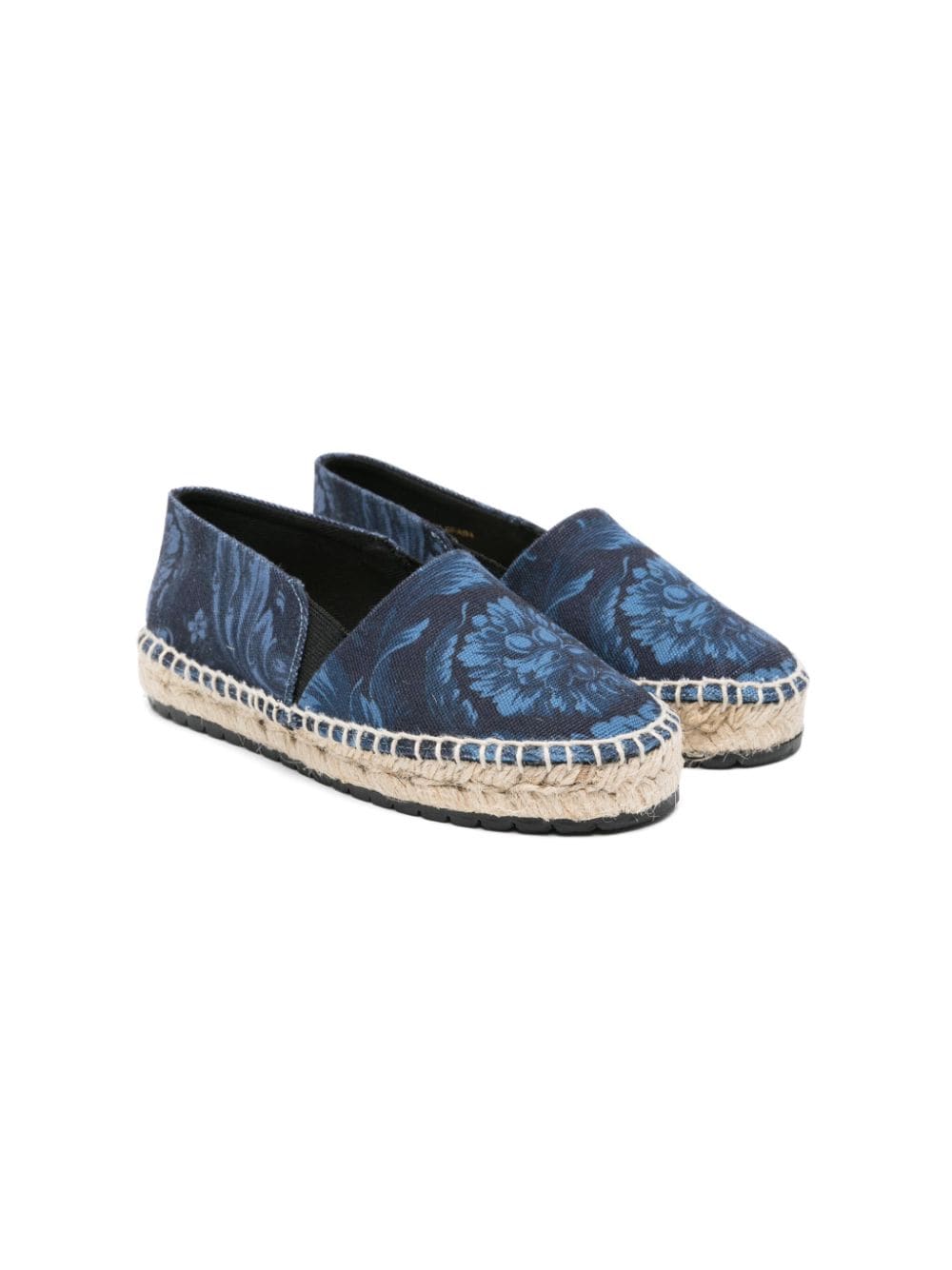 Versace Kids Barocco Jeans-Espadrilles - Blau von Versace Kids