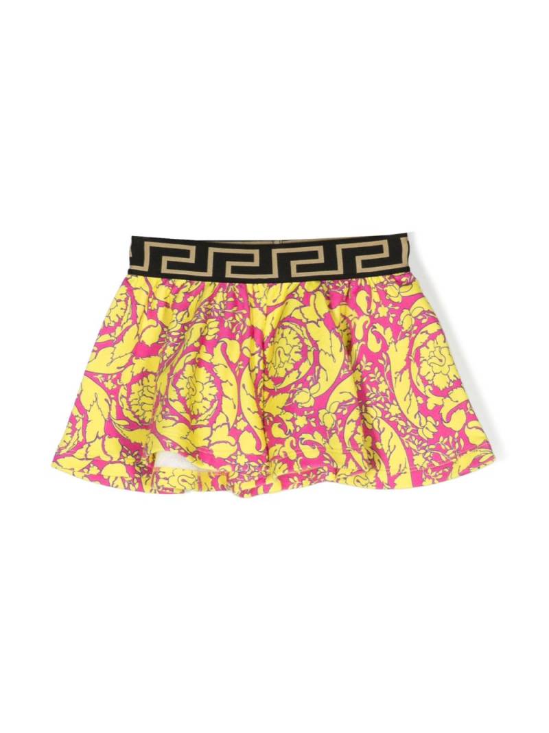 Versace Kids Shorts mit Barocco-Print - Rosa von Versace Kids