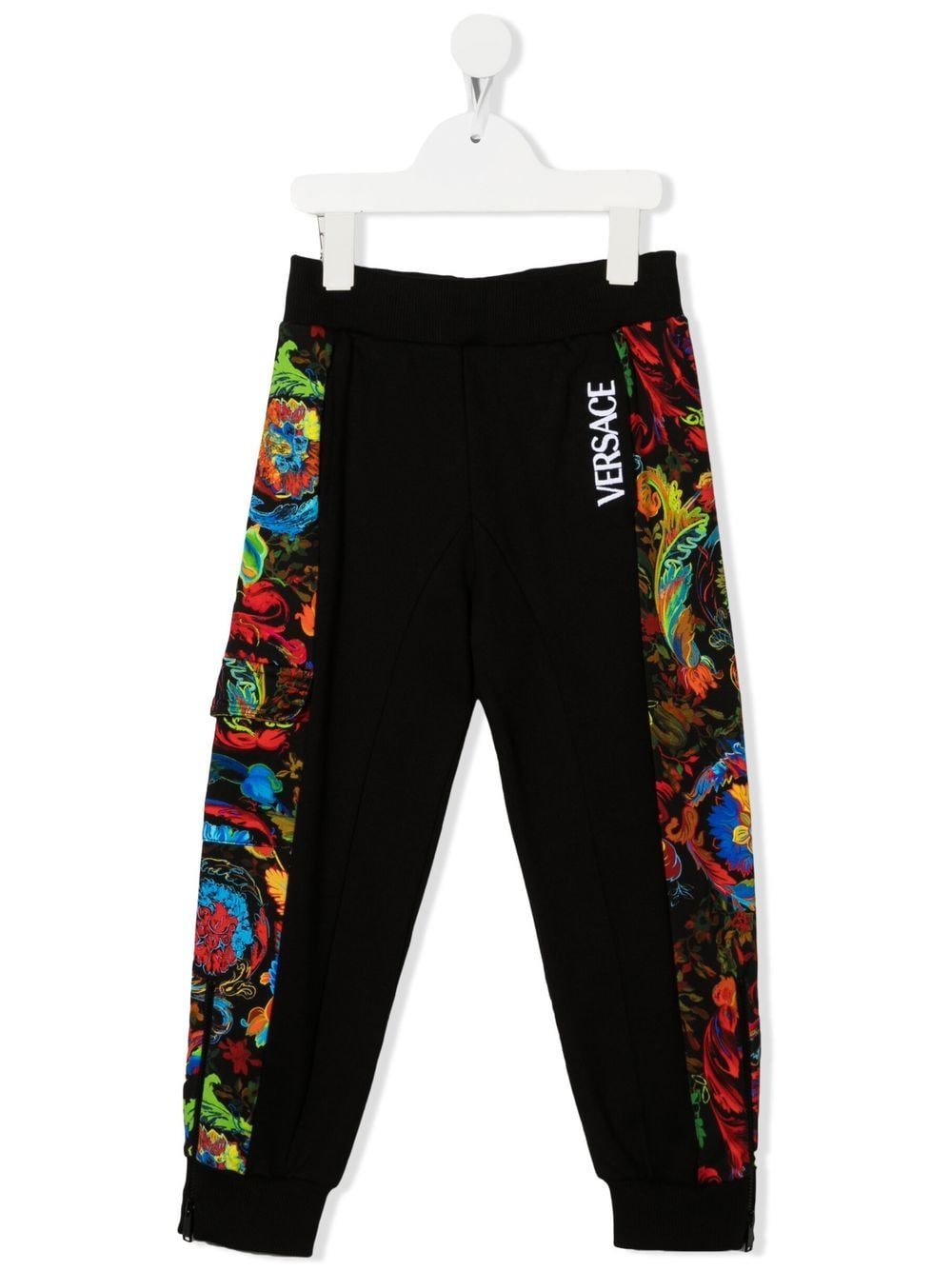 Versace Kids Jogginghose mit Barocco-Print - Schwarz von Versace Kids