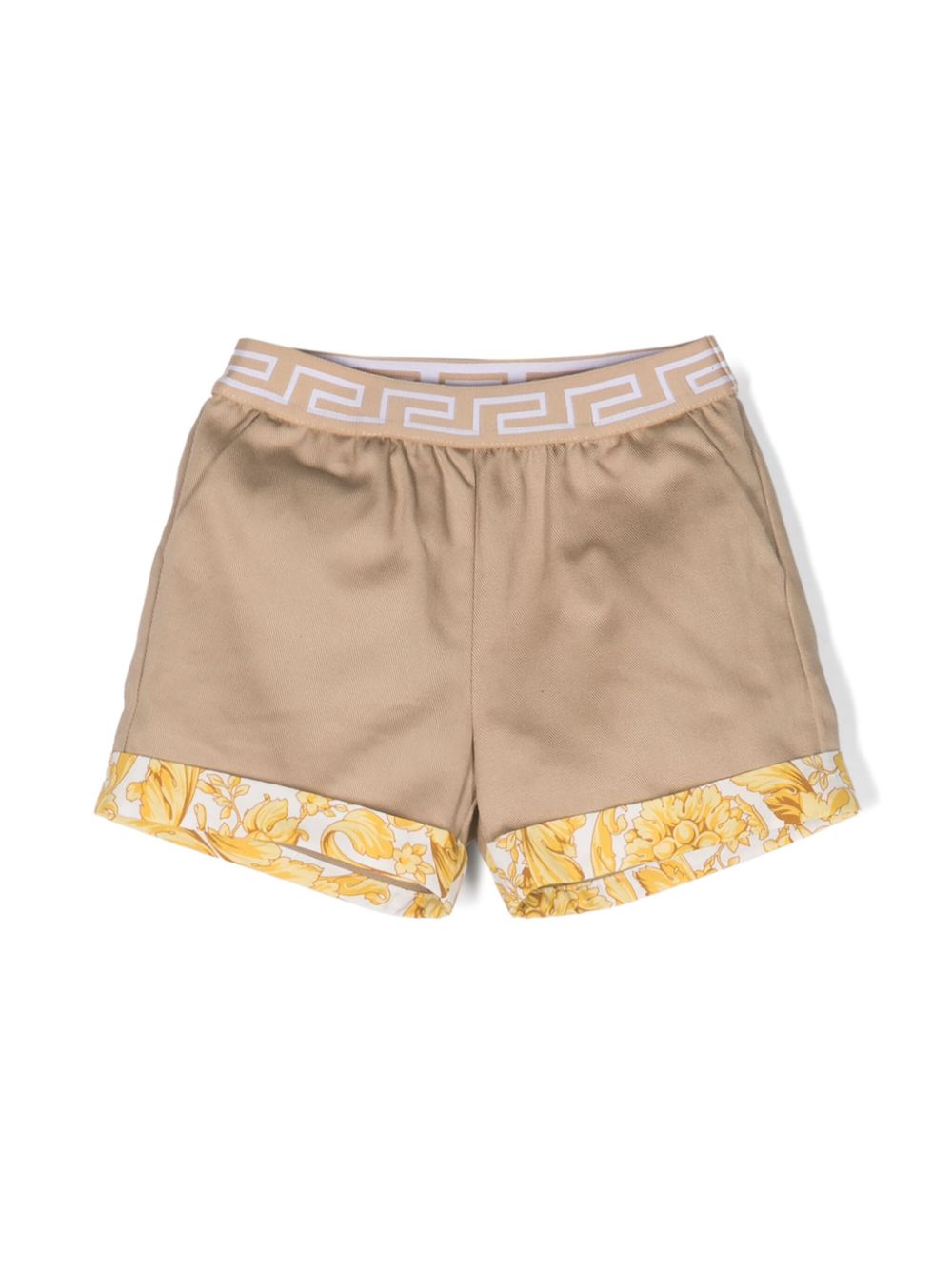 Versace Kids Hemd mit Barocco-Details - Braun von Versace Kids