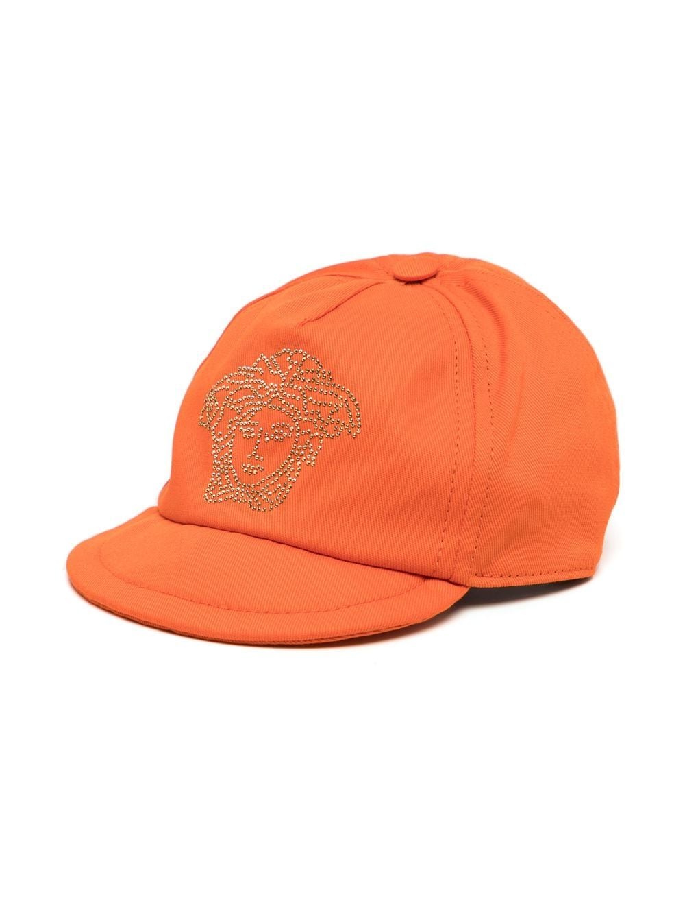 Versace Kids Baseballkappe mit Medusa-Applikation - Orange von Versace Kids