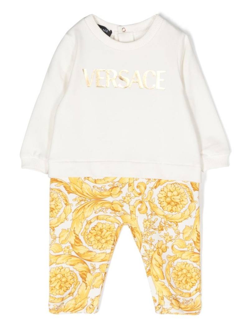 Versace Kids Jacke mit Druckknöpfen - Weiß von Versace Kids