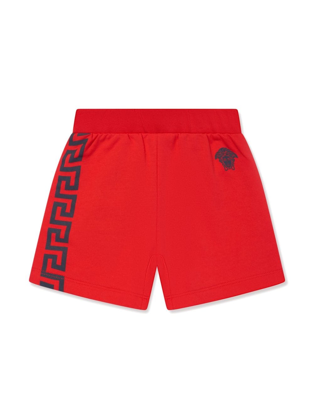 Versace Kids Greca Shorts aus Baumwolljersey - Rot von Versace Kids