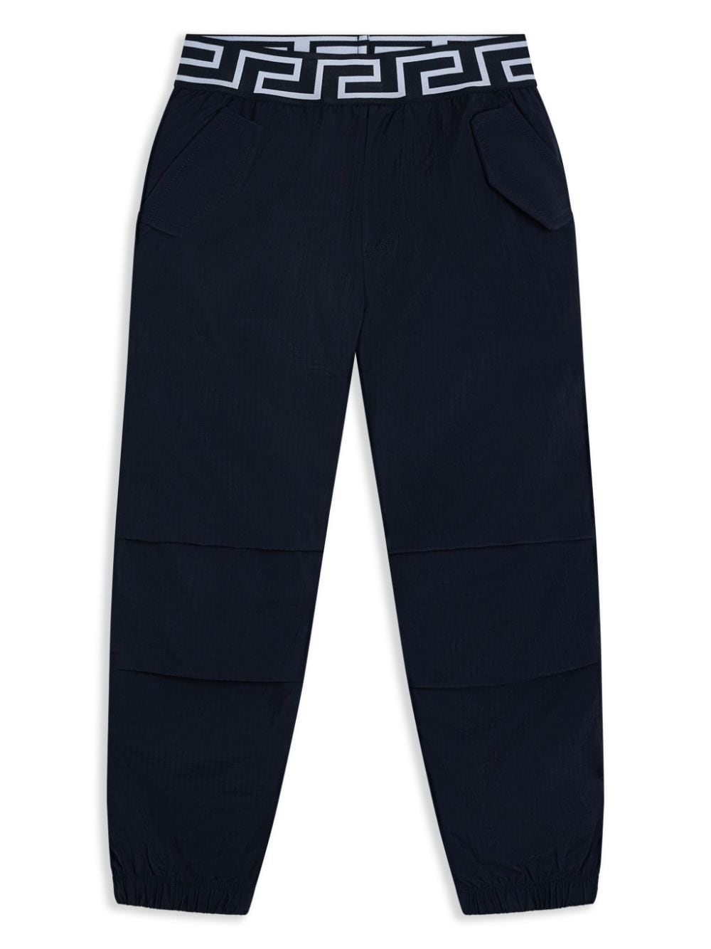 Versace Kids Jogginghose mit Greca-Bund - Blau von Versace Kids