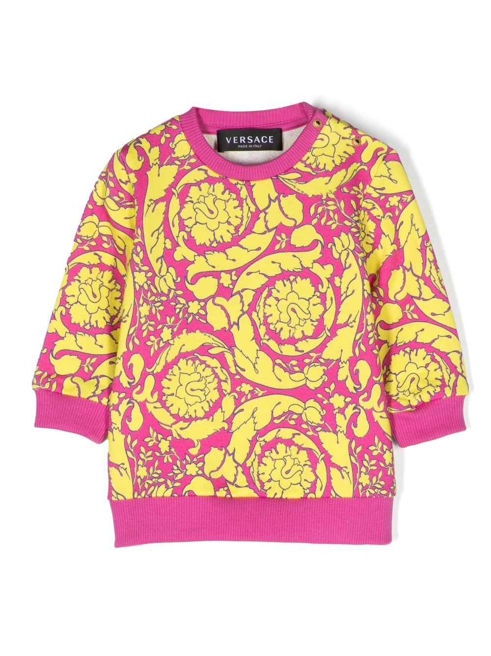 Versace Kids Hemd mit Barocco-Print - Rosa von Versace Kids