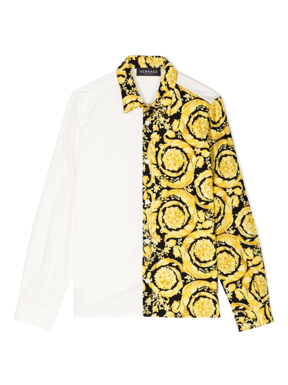 Versace Kids Hemd mit Barocco-Print - Weiß von Versace Kids