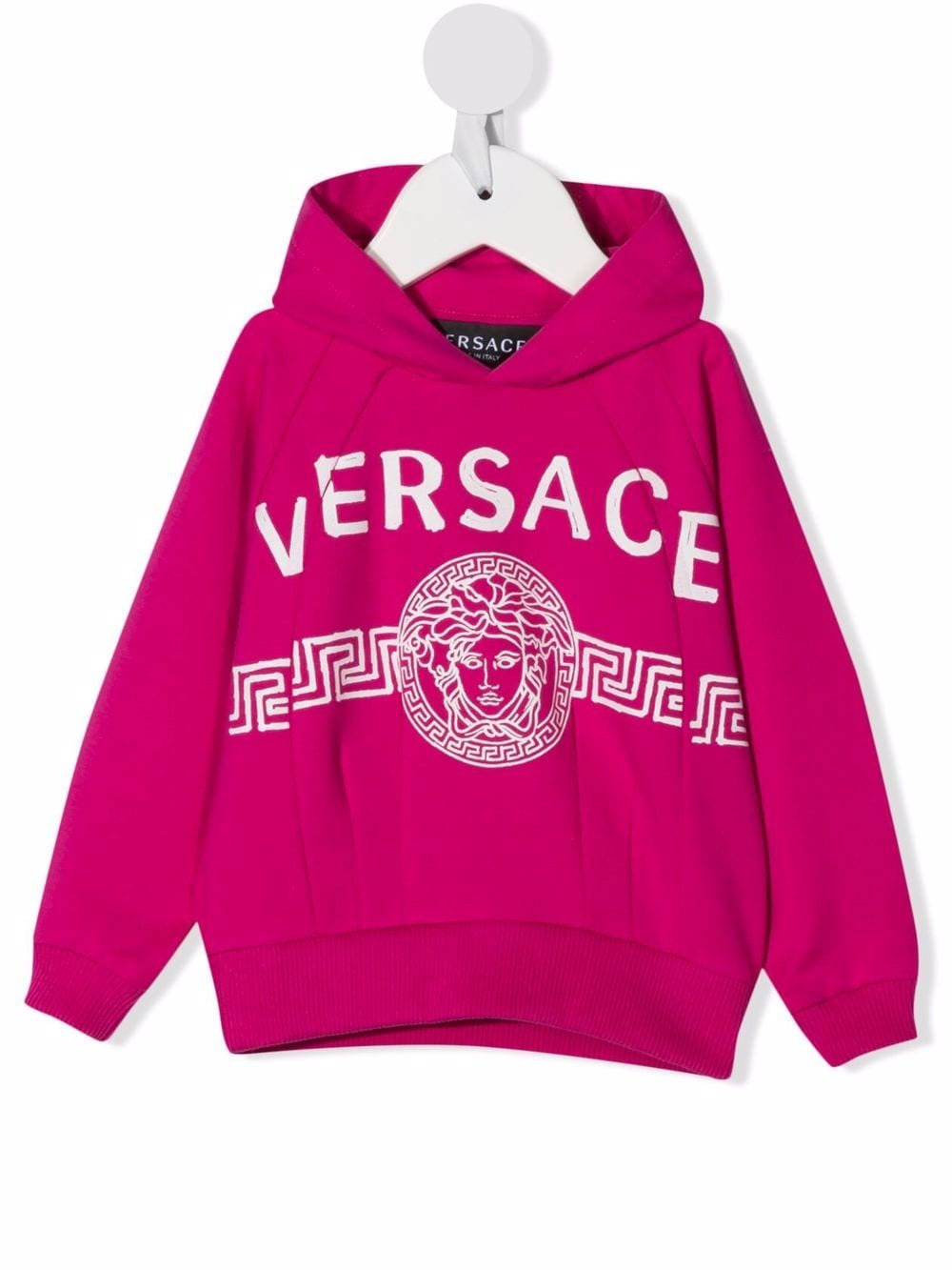 Versace Kids Hoodie mit Logo-Print - Rosa von Versace Kids