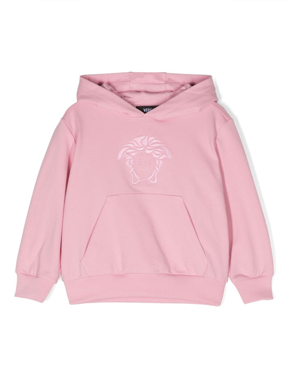 Versace Kids Hoodie mit Medusa-Stickerei - Rosa von Versace Kids