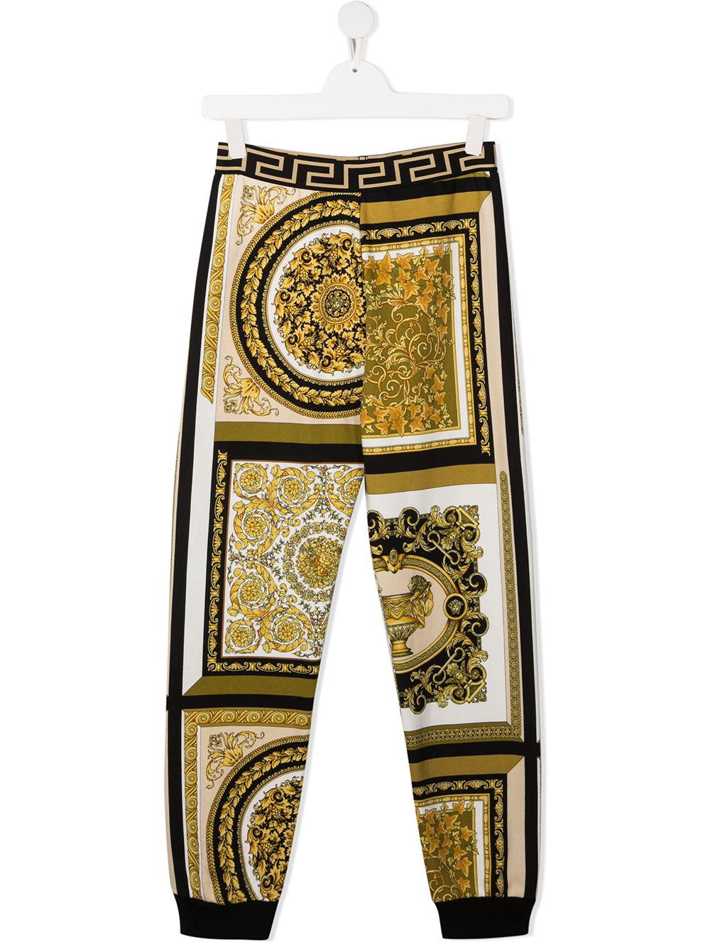 Versace Kids Jogginghose mit "Barocco"-Print - Weiß von Versace Kids