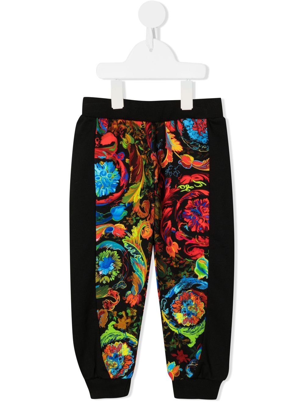 Versace Kids Jogginghose mit barockem Muster - Schwarz von Versace Kids