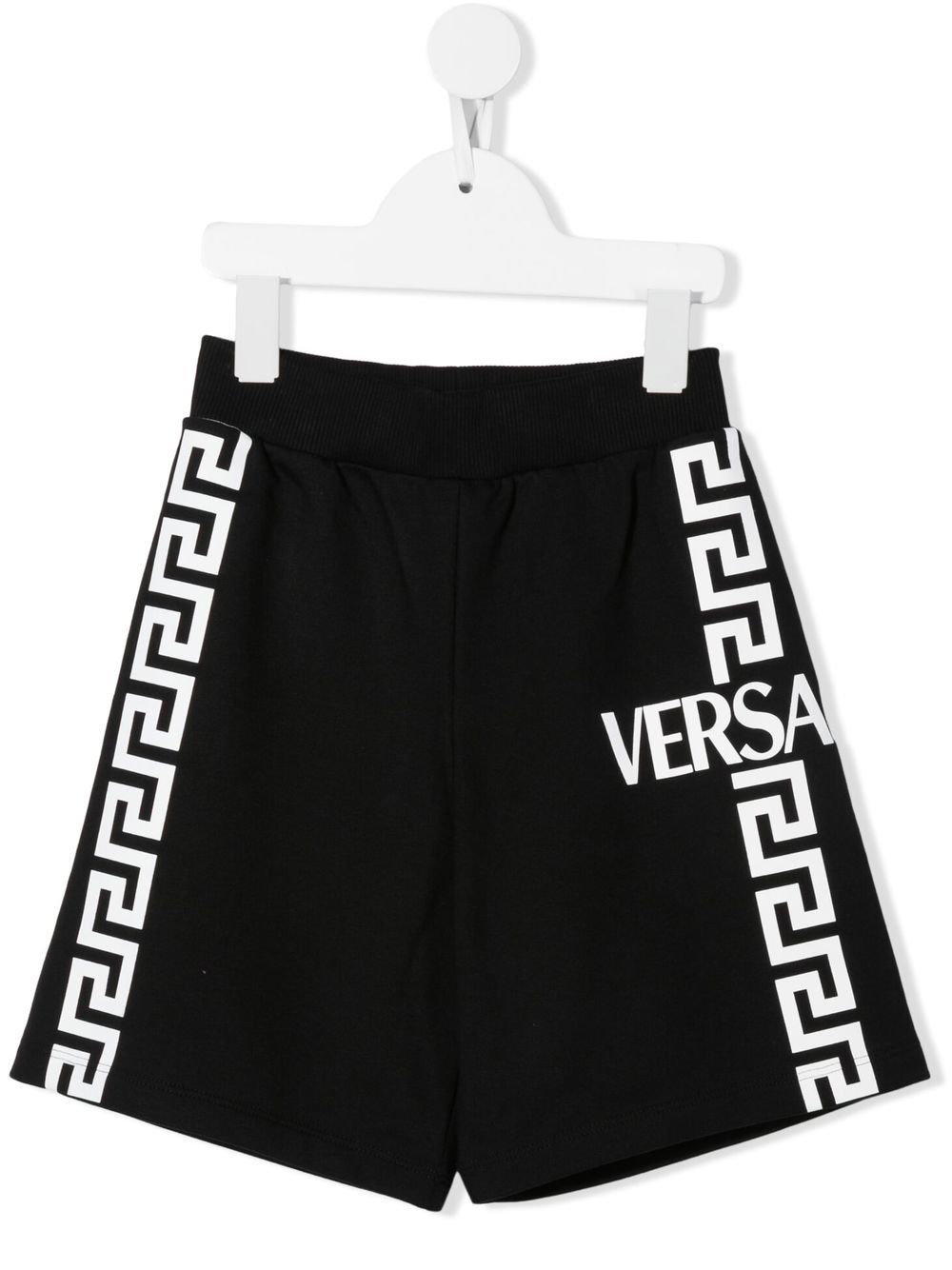 Versace Kids Joggingshorts mit Logo - Schwarz von Versace Kids