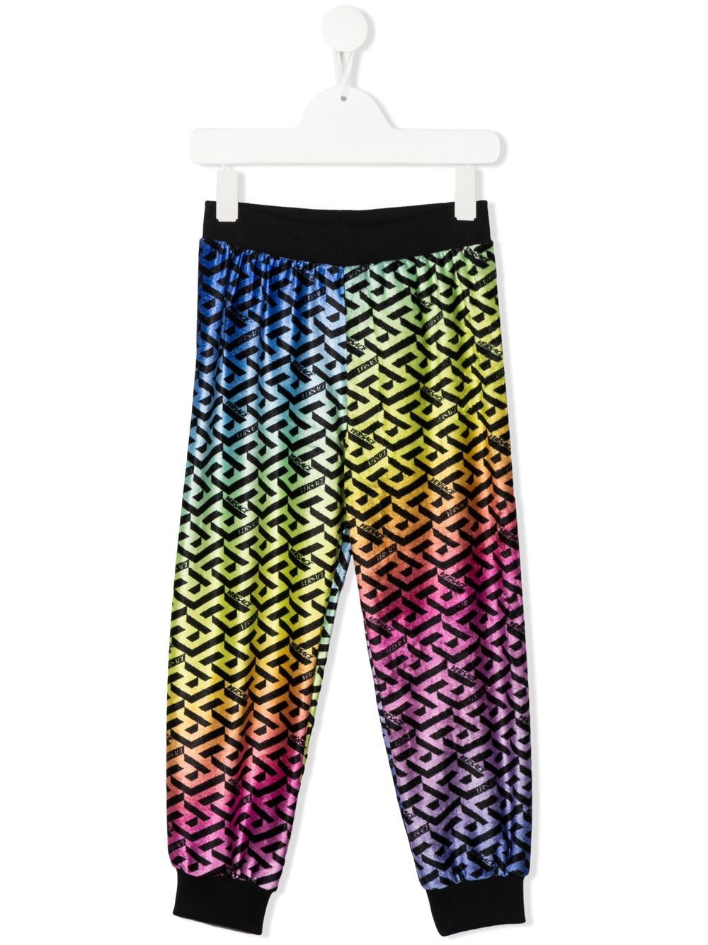 Versace Kids Jogginghose mit La Greca-Print - Blau von Versace Kids