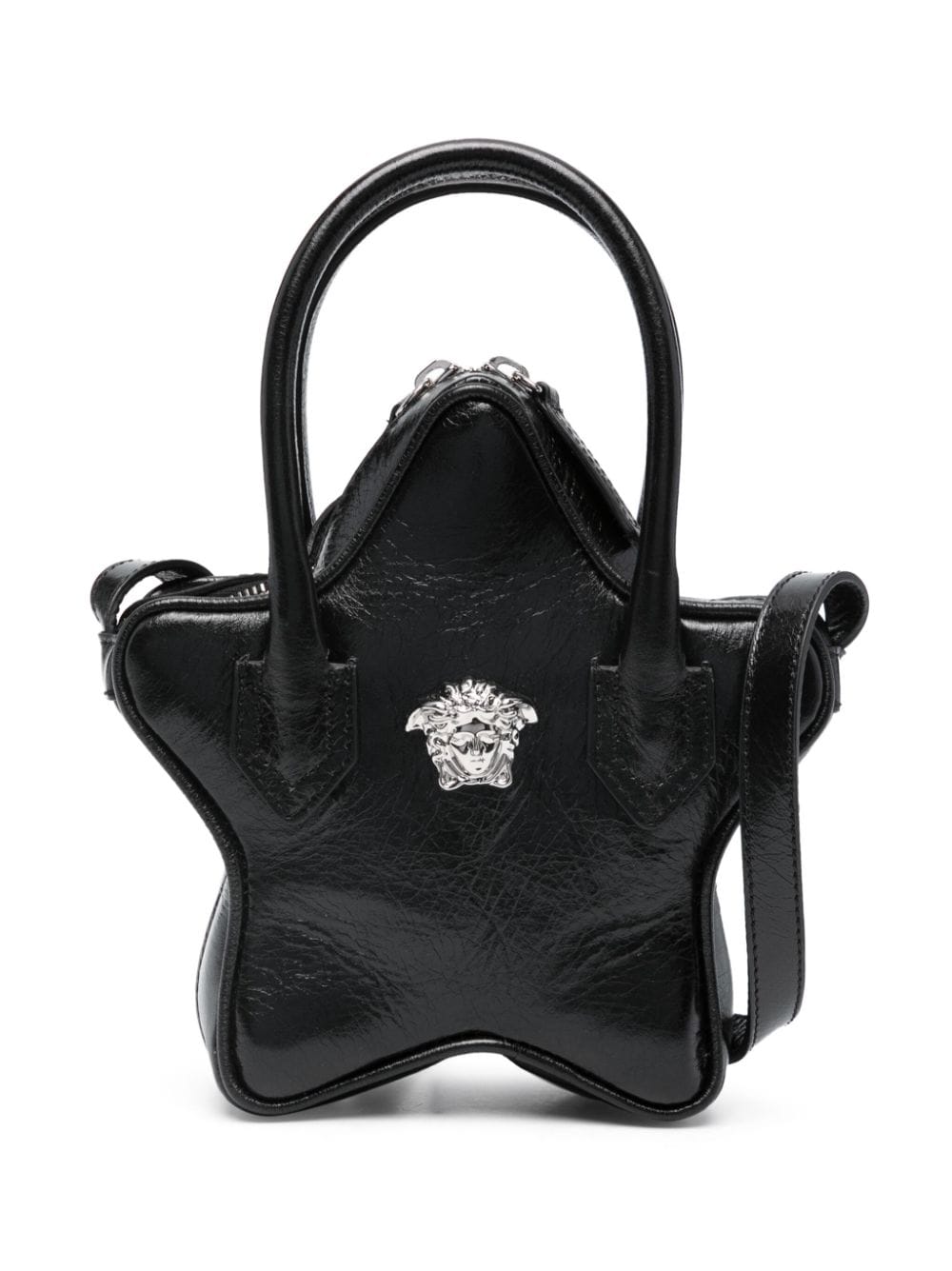 Versace Kids Schultertasche mit Medusa - Schwarz von Versace Kids