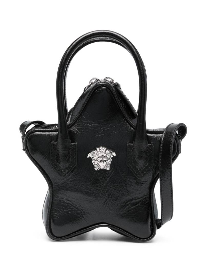 Versace Kids Schultertasche mit Medusa - Schwarz von Versace Kids