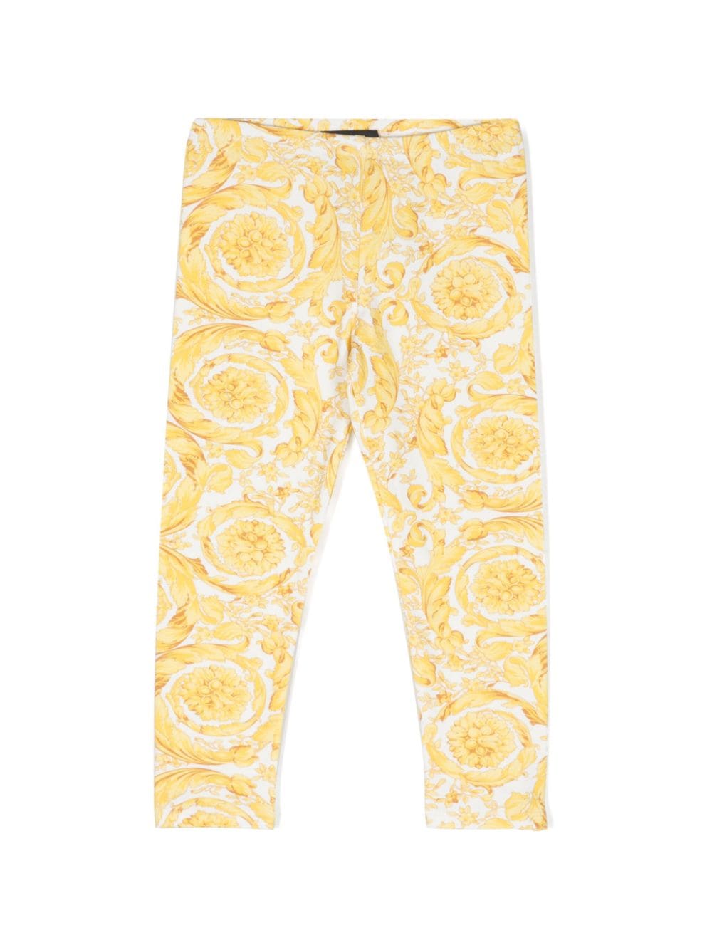 Versace Kids Leggings mit Barocco-Print - Weiß von Versace Kids