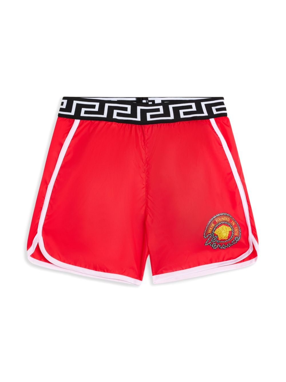 Versace Kids Marine Medusa Badeshorts - Rot von Versace Kids