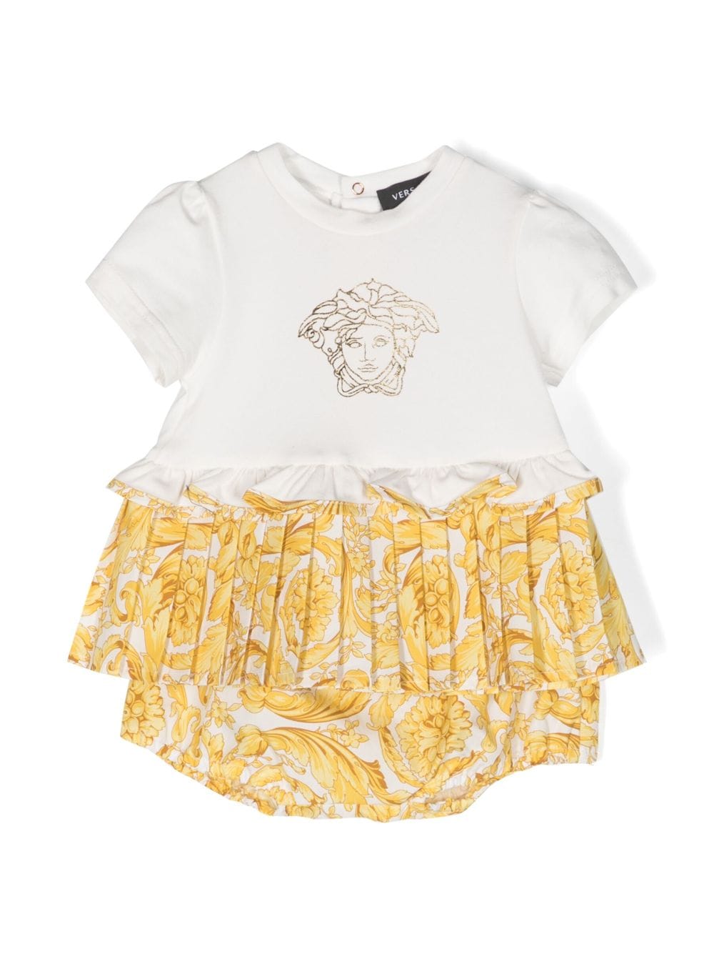 Versace Kids Kleid mit Medusa - Weiß von Versace Kids