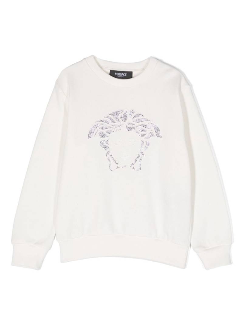 Versace Kids Medusa Head Sweatshirt - Weiß von Versace Kids