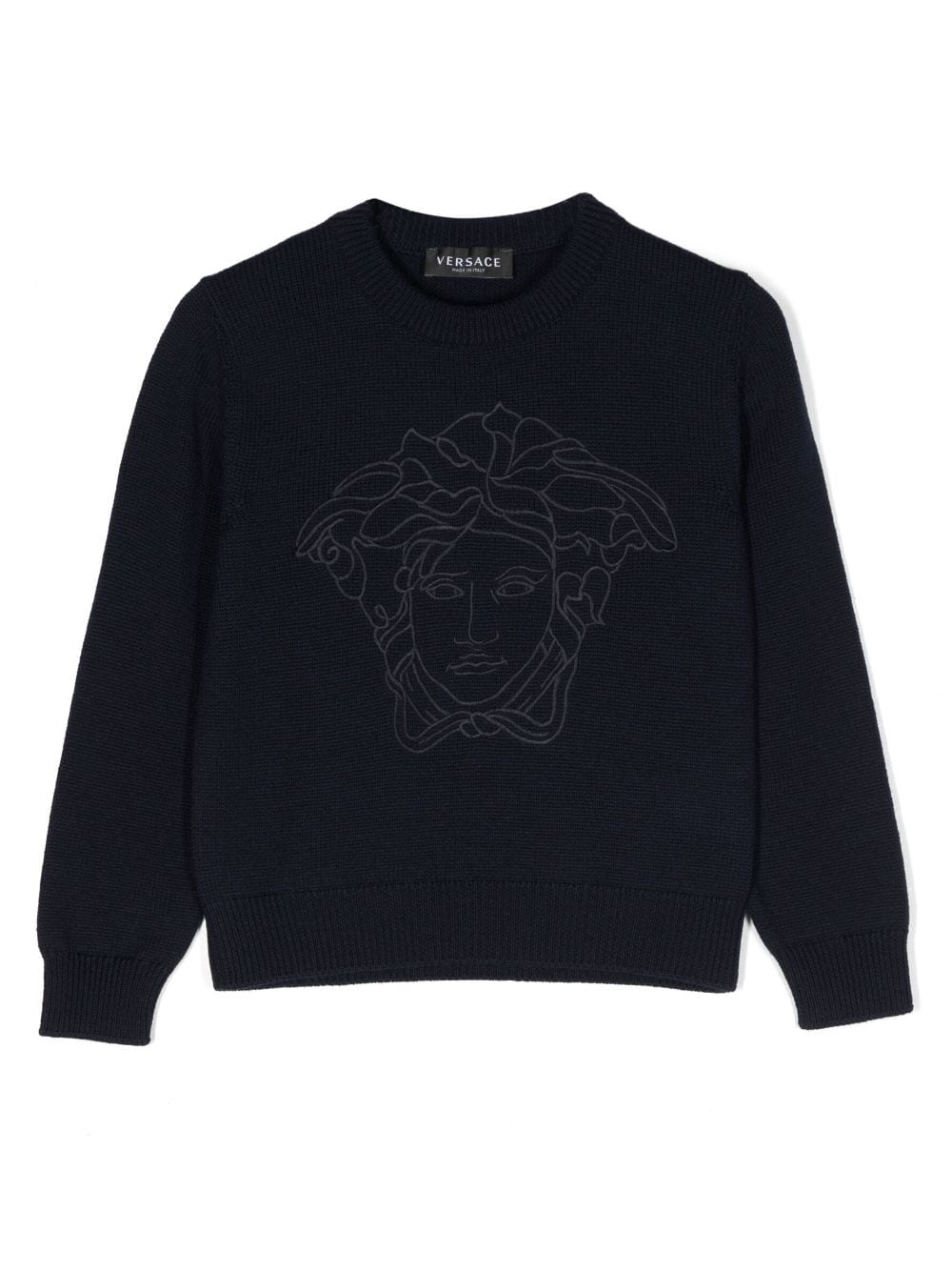 Versace Kids Pullover mit Medusa - Blau von Versace Kids