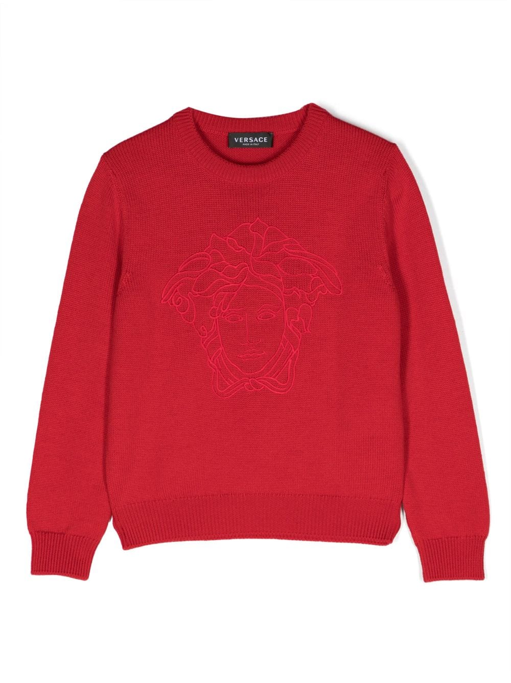 Versace Kids Pullover mit Medusa - Rot von Versace Kids