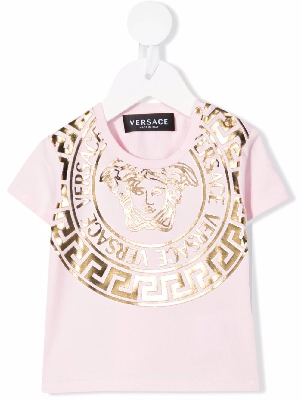 Versace Kids T-Shirt mit Medusa-Print - Rosa von Versace Kids